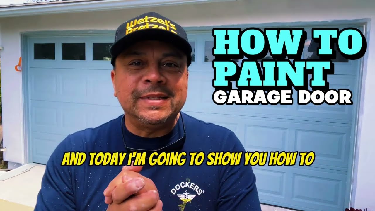 How To Paint Garage Door - #painting #diy #howto