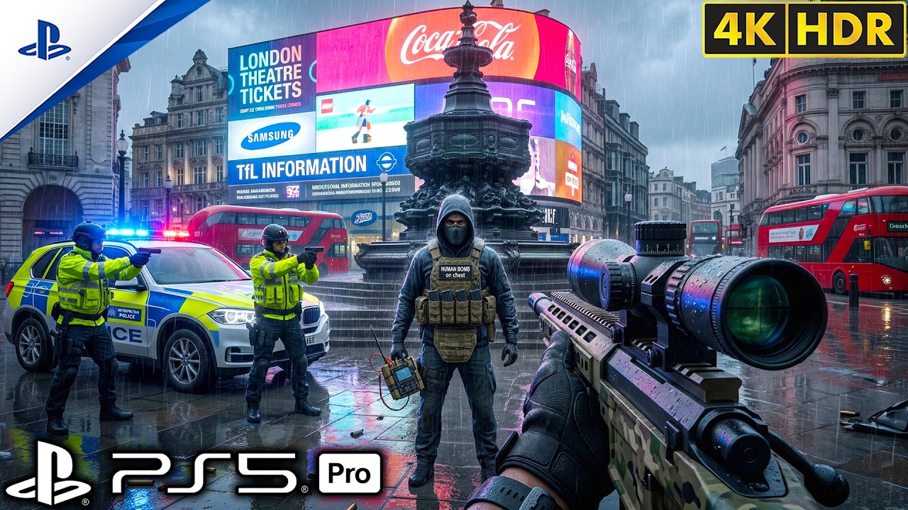 (PS5) Атака в Лондоне II | Геймплей с ультрареалистичной графикой [4K60FPSHDR] Call of Duty