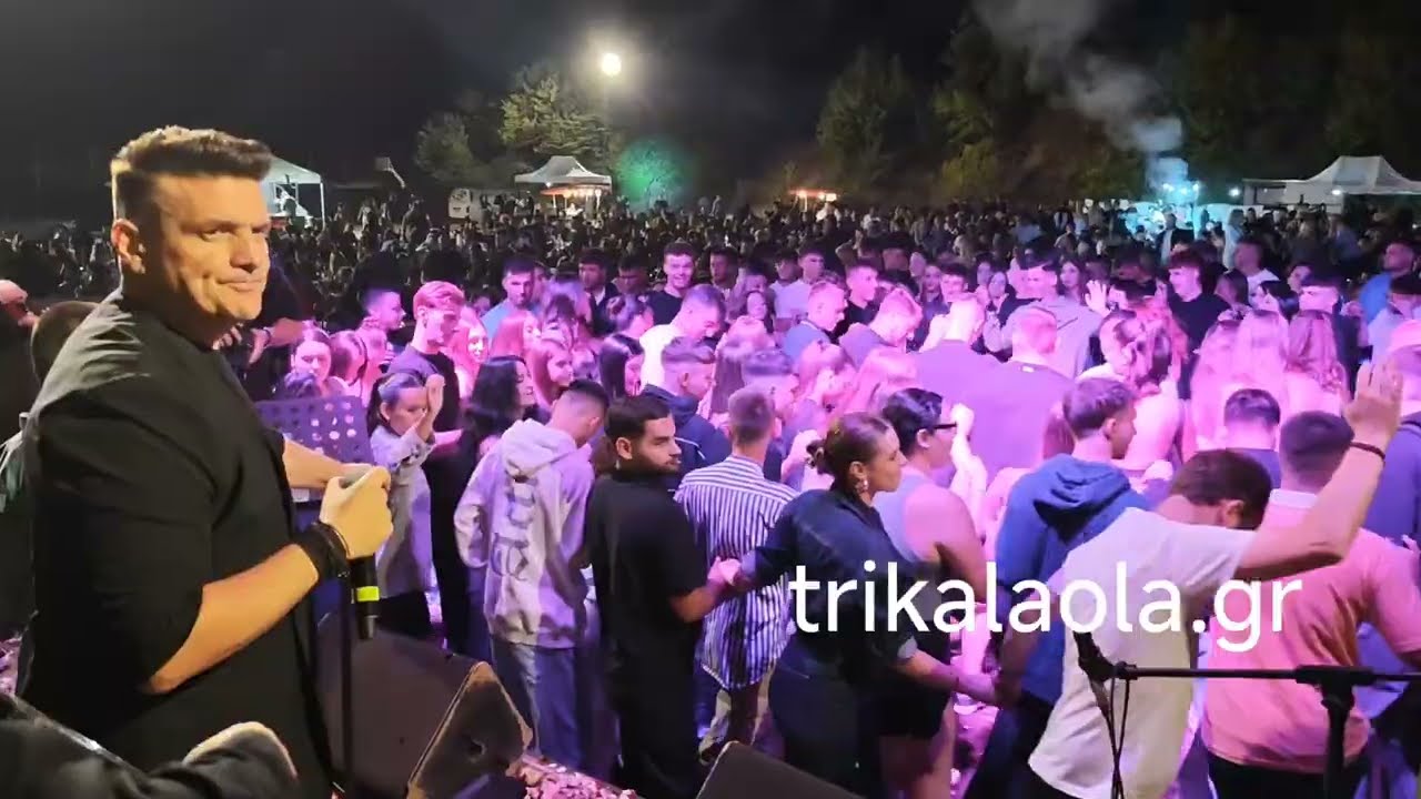 Πανηγύρι Γιάννης Καψάλης Πρόδρομος Τρικάλων δημοτική βραδιά γλέντι χορό μέρος 6ο Παρασκευή 29-8-2025
