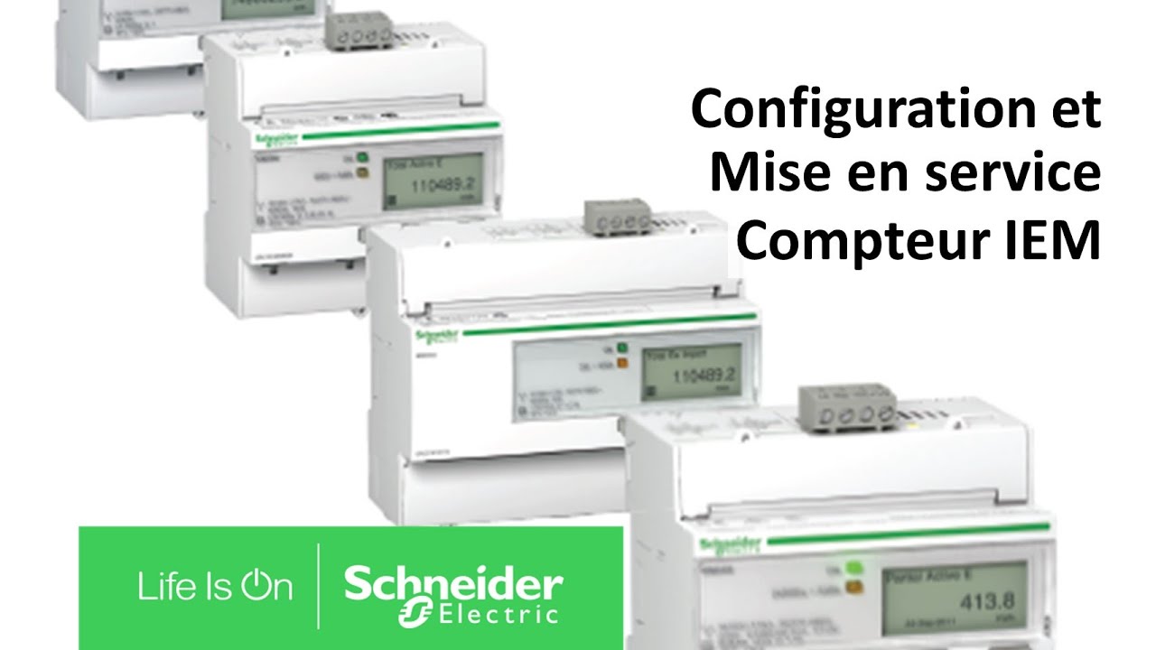 Comment paramétrer un compteur triphasé IEM avec TI ? | Schneider Electric France