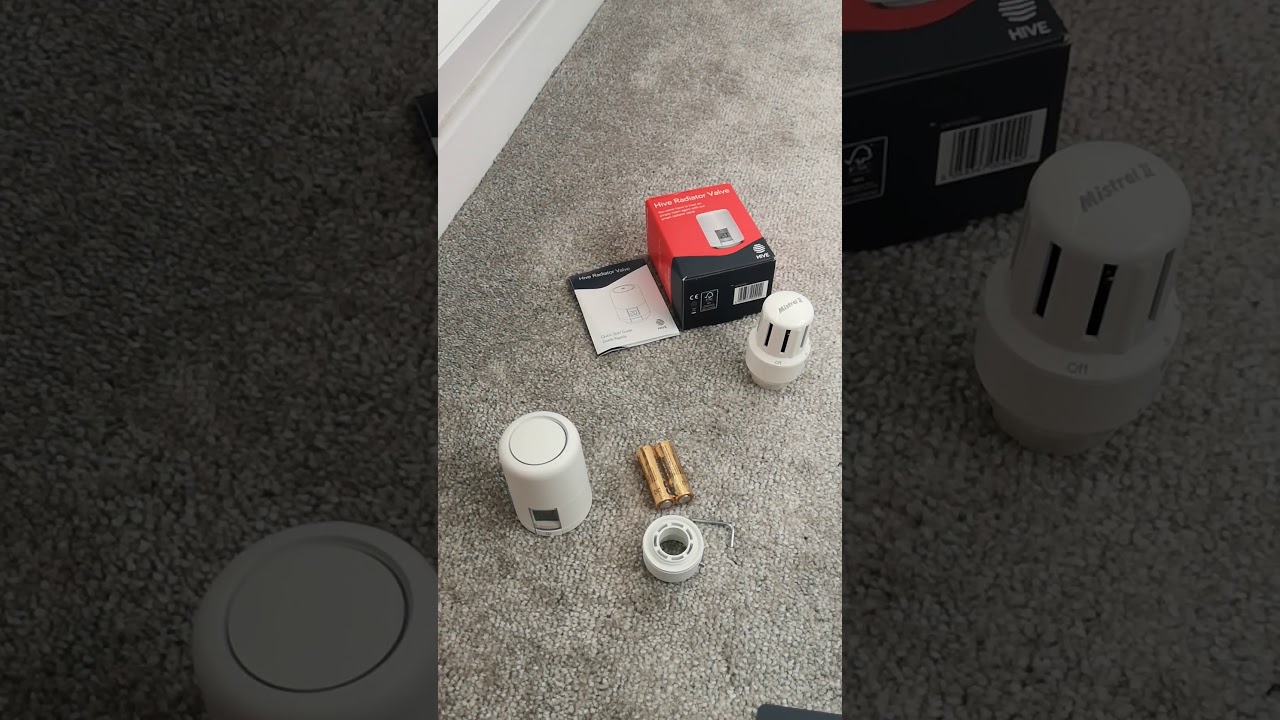 Hive Smart Thermostatic Radiator Valve TRV Installation Part 1