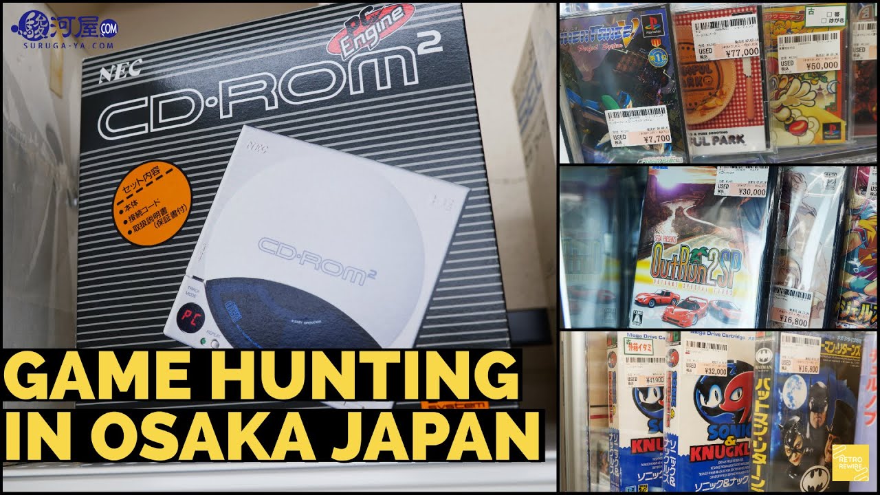 So many sweet retro games at this Surugaya! Retro game hunting in Osaka, Japan 2022!