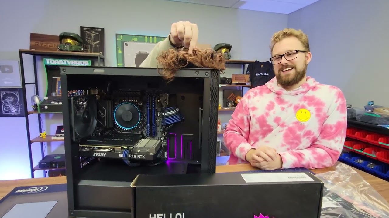 Intel i3-12100f + RTX 3060TI Giveaway Gaming PC Build 🤯