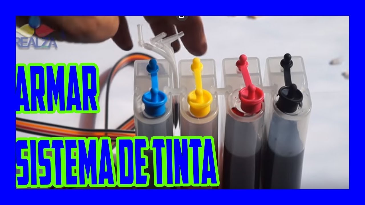 🔴como ARMAR un sistema de TINTA continua desde ZERO  (parte 1) 100% GARANTIZADO
