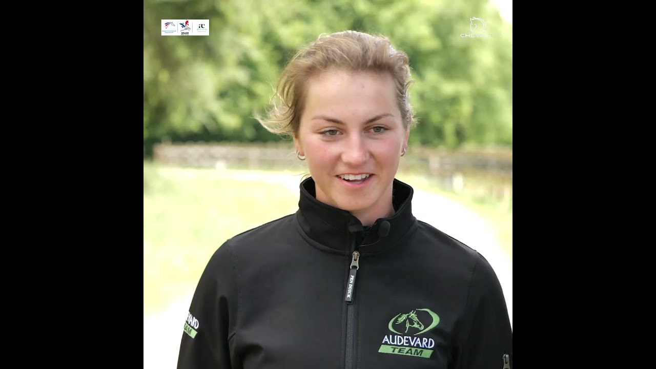 En coulisse du Grand National FFE - AC Print / CCE - Le Lion d'Angers : Héloïse Le Guern