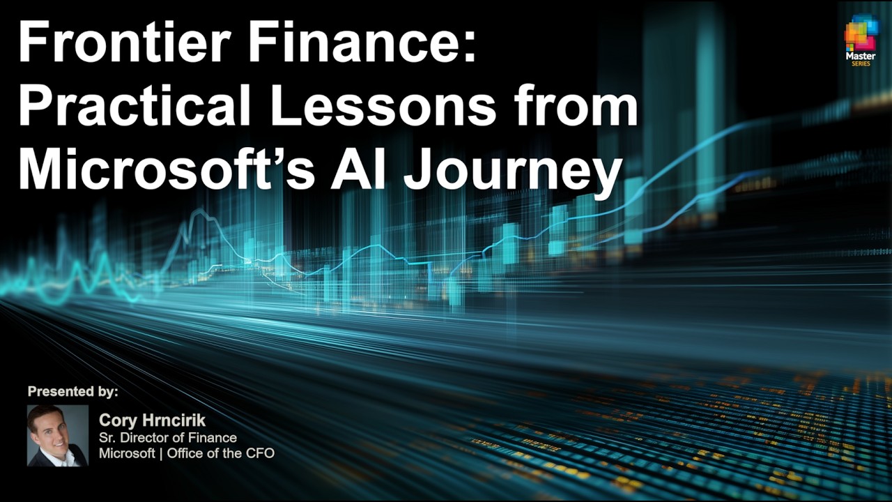 Frontier Finance: Practical Lessons from Microsoft’s AI Journey