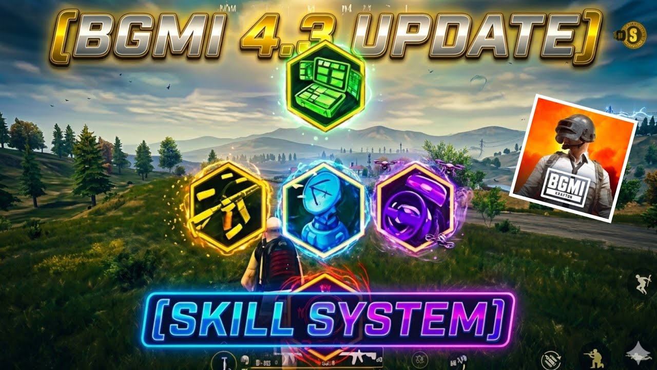 Bgmi 4.3 Update SKILL SYSTEM Tutorial Explained In Malayalam 🔥