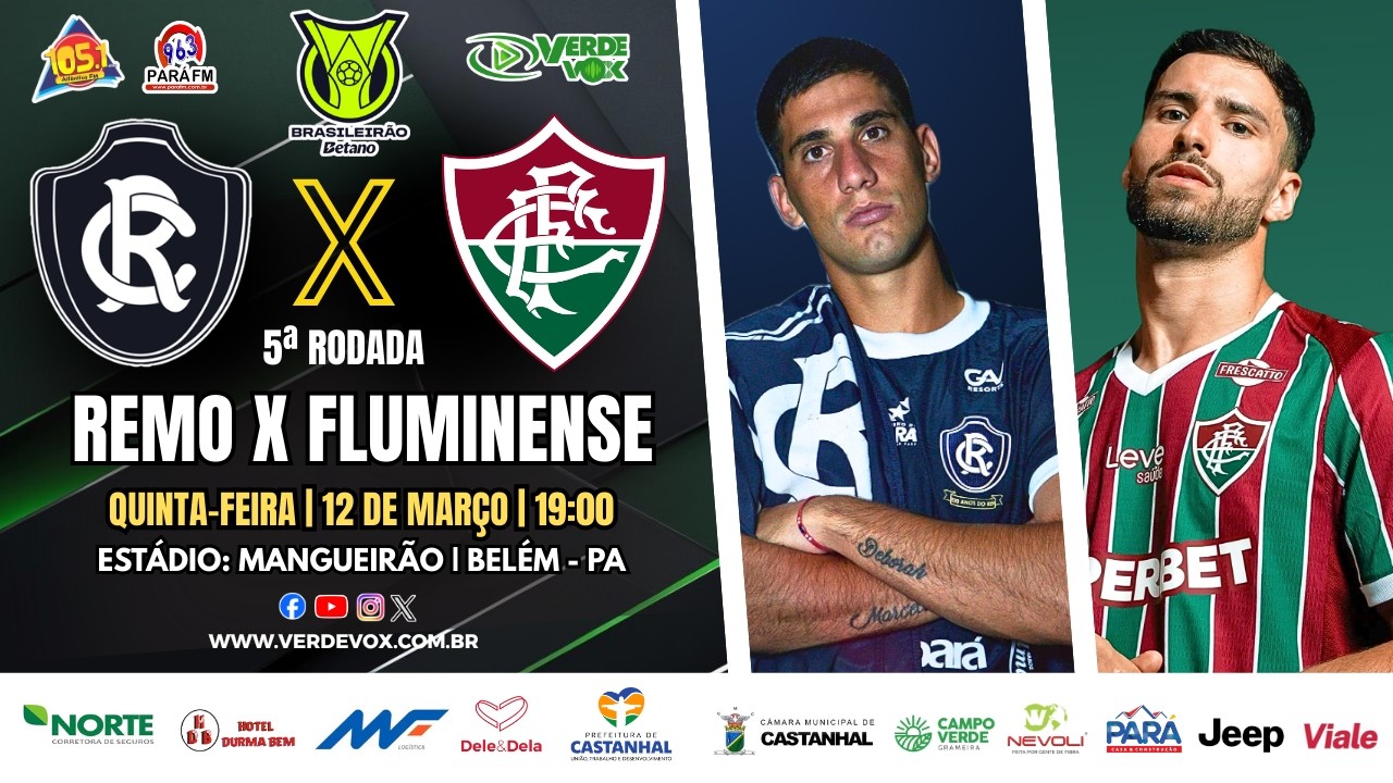 REMO 0 X 2 FLUMINENSE || MANGUEIRÃO || SÉRIE A  - 2026 || 5ª RODADA