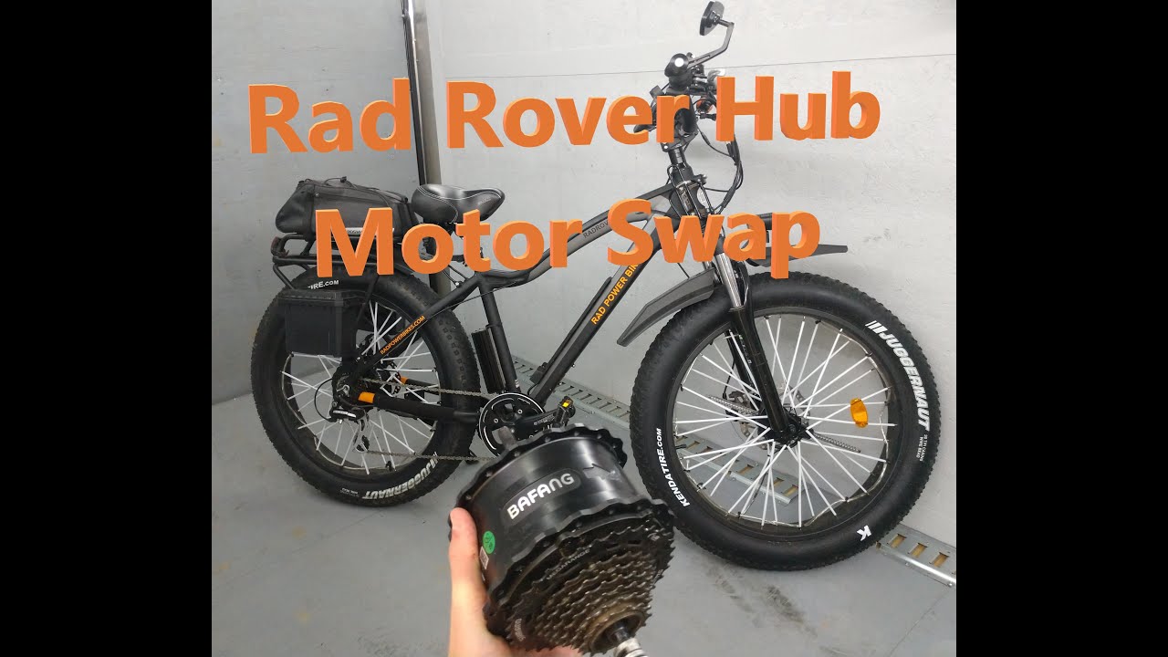 Установка/замена мотор-колеса Bafang 750 Вт - Rad Rover Ebike