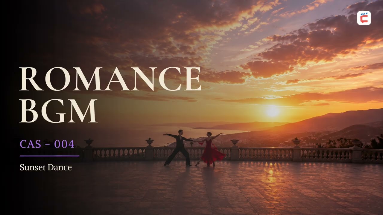 Romantic Sunset BGM - Sunset Dance | Free Background Music [CAS - 004]