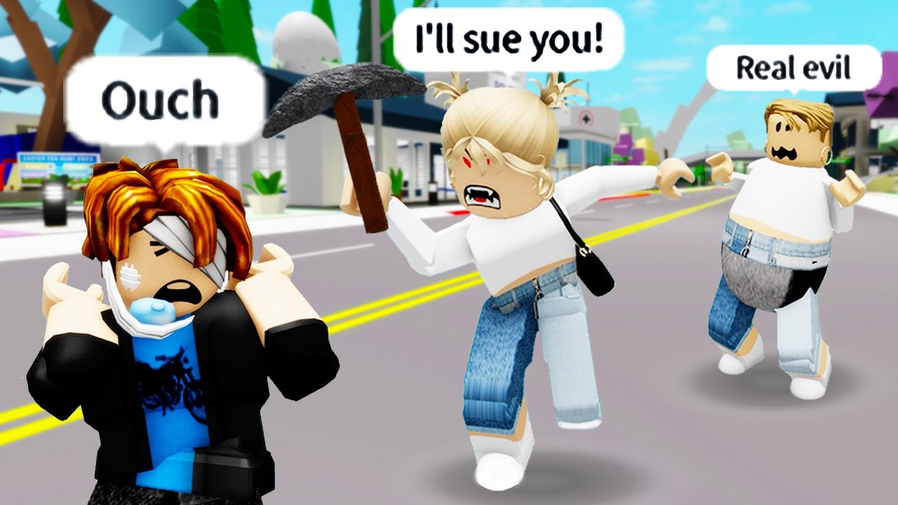 Roblox Brookhaven 🏡 RP - Funny Meme Sketch: A KAREN WANNABE