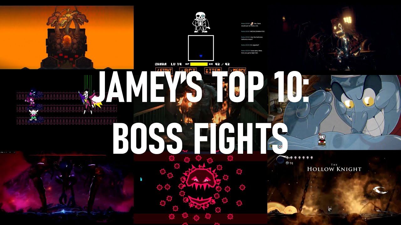 Top 10: Boss Fights [COMPILATION]