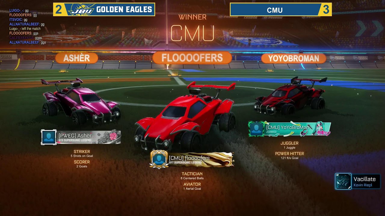 ECAC Rocket League Gold vs Central Methodist University