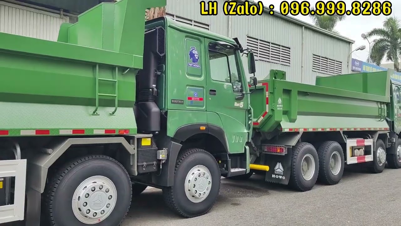 Xe Ben Howo 3,4,5 Chân Đời Mới Trực Tiếp Tại Nhà Máy TMT Cửu Long | Xe Ben TMT - Howo