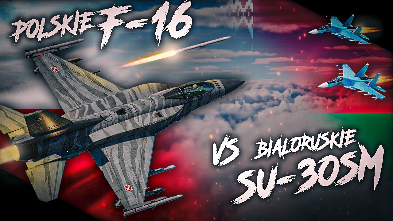 SCRAMBLE! - Polski F-16 vs Białoruskie Su-30 w Symulatorze DCS World VR