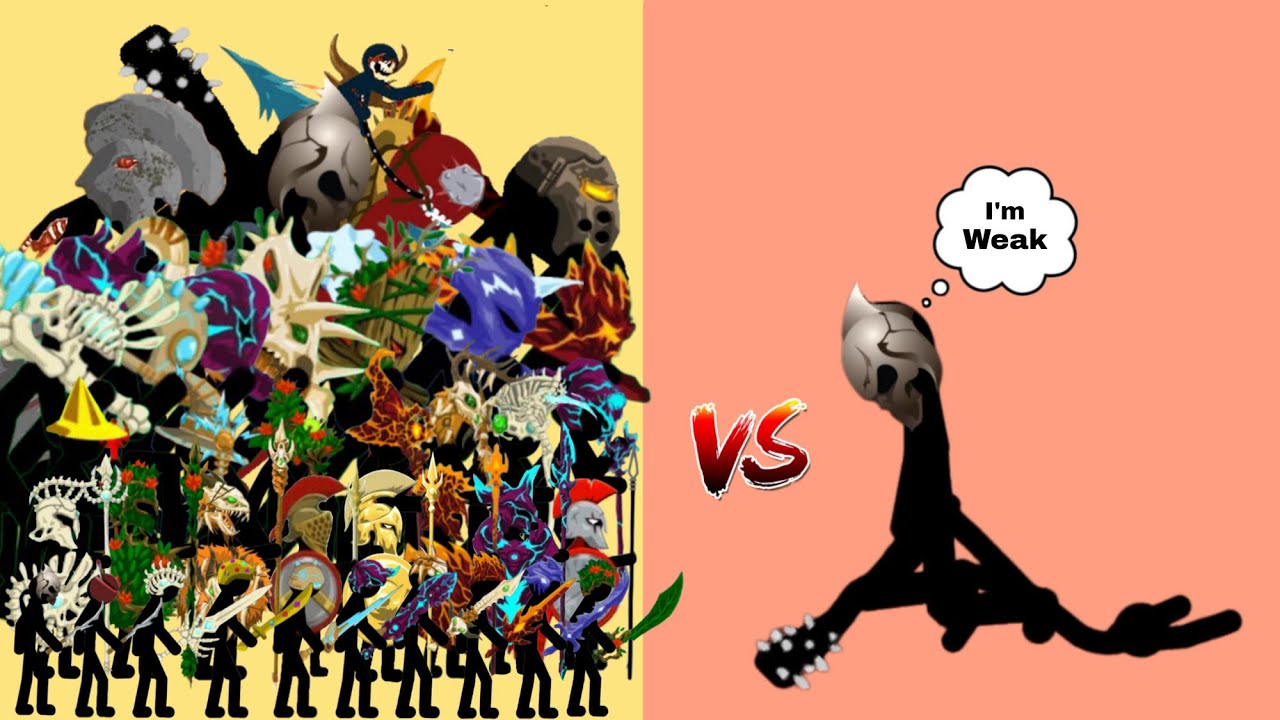 All Skins From Weakest to Stongest - Last Stand Final Boss Weak - Season 7 - Stick War Legacy 