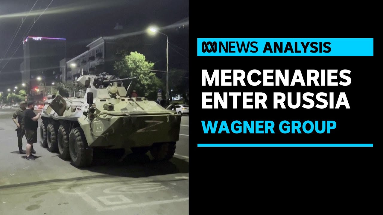 Wagner fighters allegedly march into Russia | ABC News
