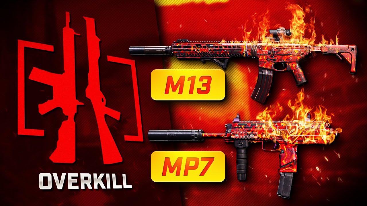 The ULTIMATE overkill LOADOUT To Use IN COD WARZONE!/ NO RECOIL M13 MP7 LOADOUT (WARZONE BEST PERK)