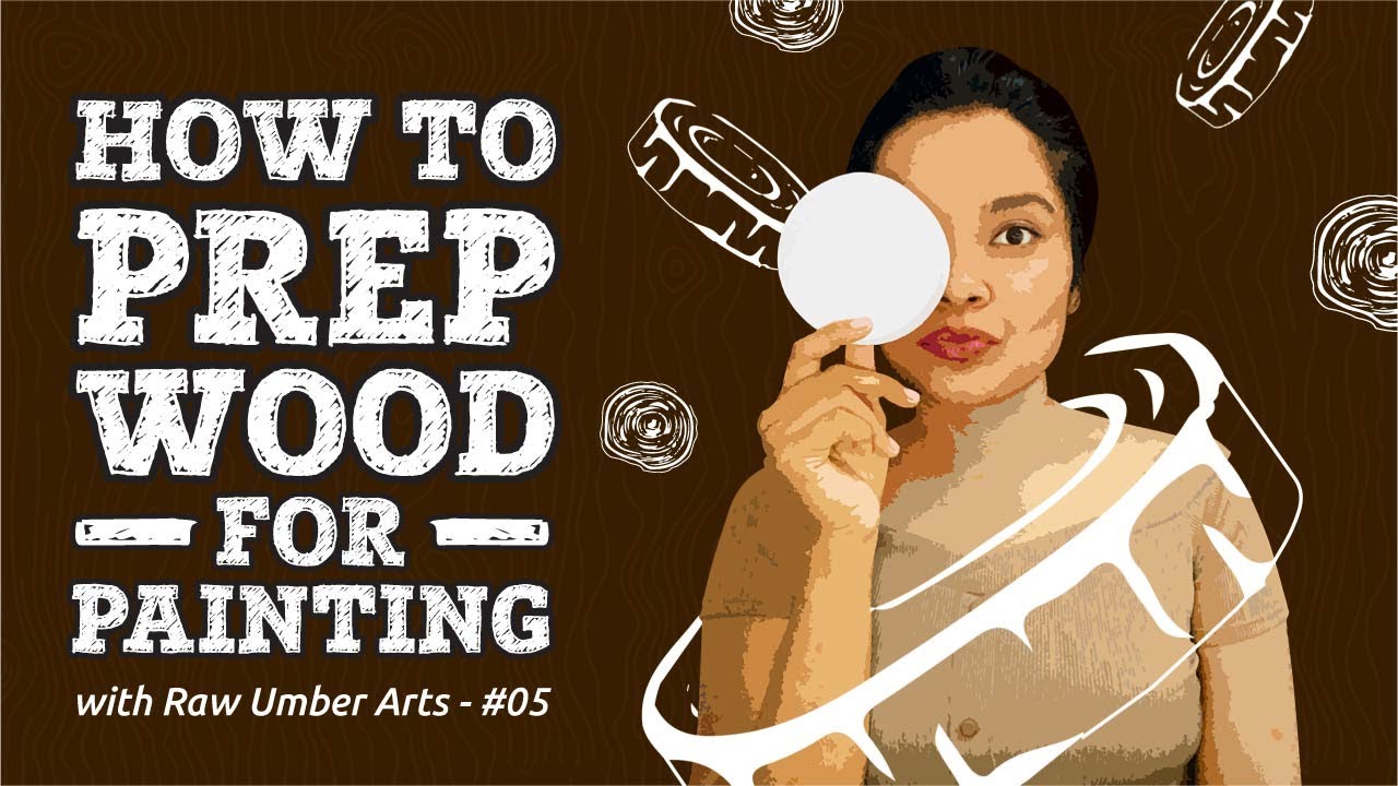 How To Prep and Gesso Wood for Painting | Wood Panel | Wood Slice | Step by Step