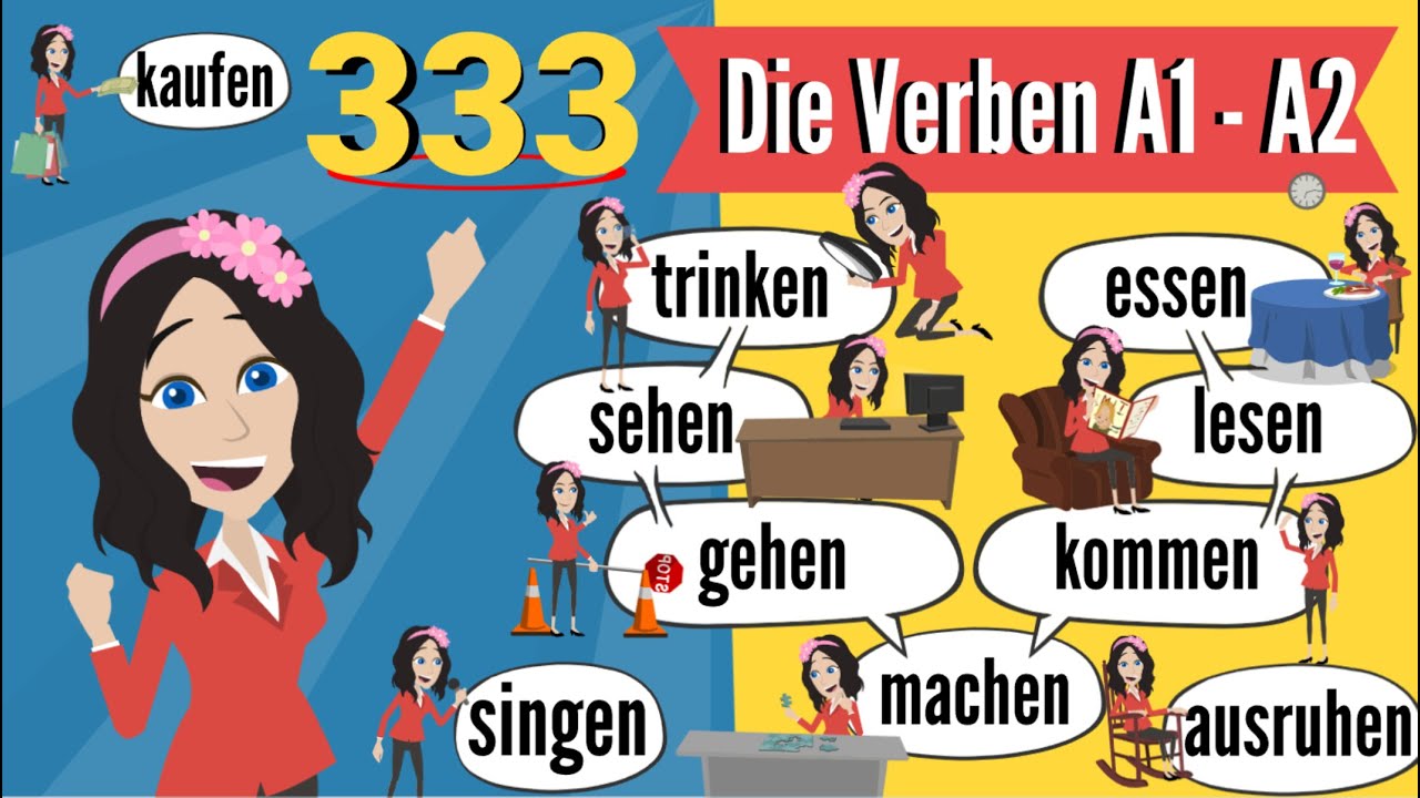 Master 333 German Verbs 🚀 | Simple Grammar for A1-A2 Learners