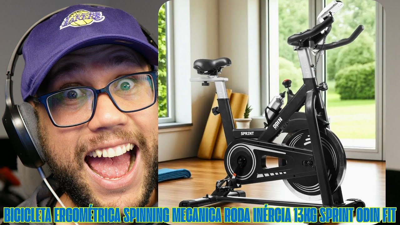 Bicicleta Spinning Odin Fit Sprint 13kg Roda de Inércia e Qualidade para Seu Treino!