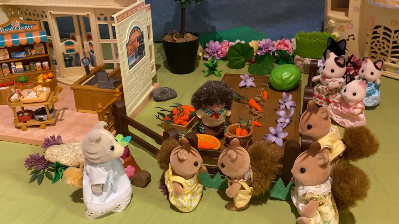 Sylvanian Families Česky - mrkvickove policko pana Jezka #Sylvanci CZ