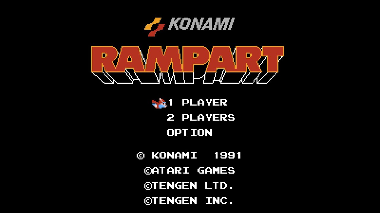 [FAMICOM] Rampart (Konami) - All Levels Completed (English)