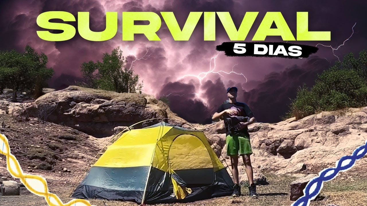 5 días de CAMPING con TORMENTAS ELECTRICAS entre LAS MONTAÑAS - DIA 1/5 Majalca