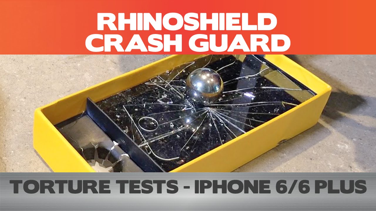 Did it pass the test? RhinoShield Crash Guard Torture Tests (11.5 ft drop, 200g screen test)