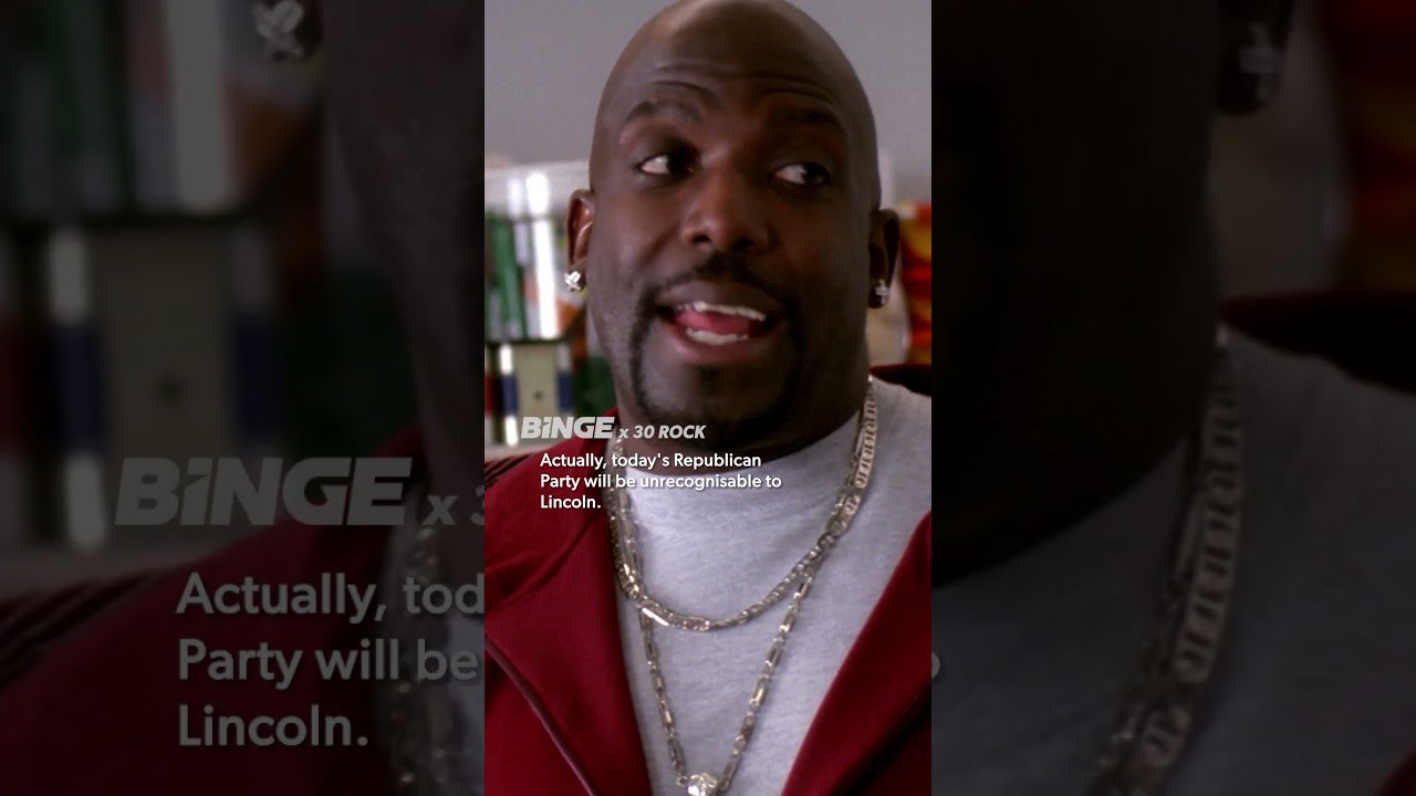 Tracy Jordan considers being the new face of the Republican Party | 30 Rock | BINGE