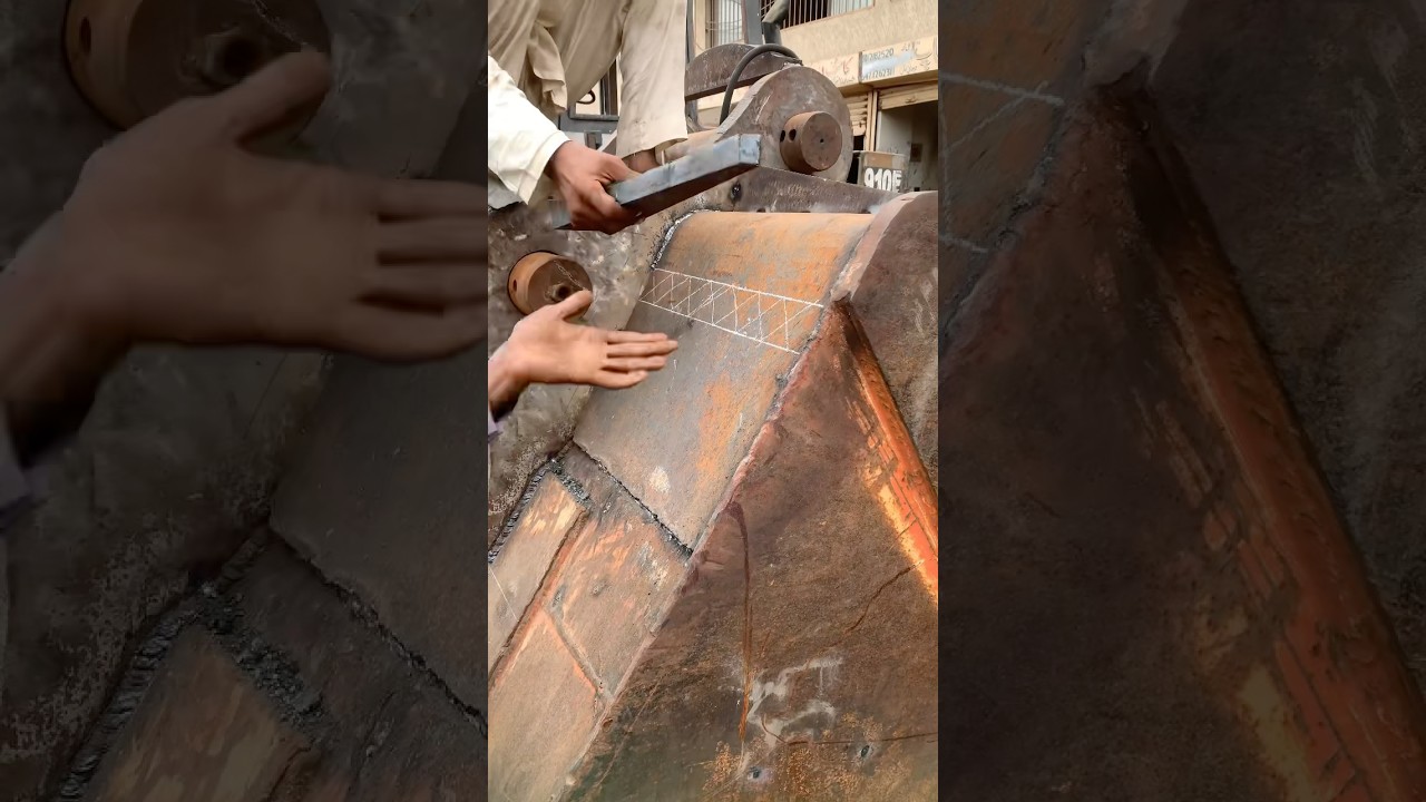 Expediter bucket 400 ￼plate support  ￼welding 