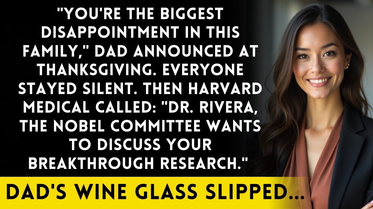 At Thanksgiving, Dad Said You're A Disappointment—Then Harvard Medical Called