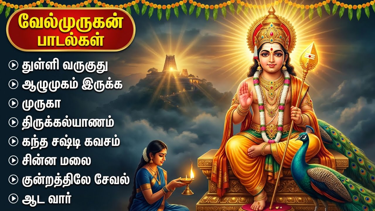 Tuesday Powerful Murugan Tamil Bhakti Songs | Murugan Kavasam 🙏 | Murugan Tamil Bhakti Padalgal