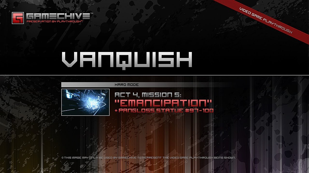 Vanquish (PS3) Gamechive (Act 4, Mission 5: Emancipation, PS 97-100 / Unknown Boss Fight) [Hard]
