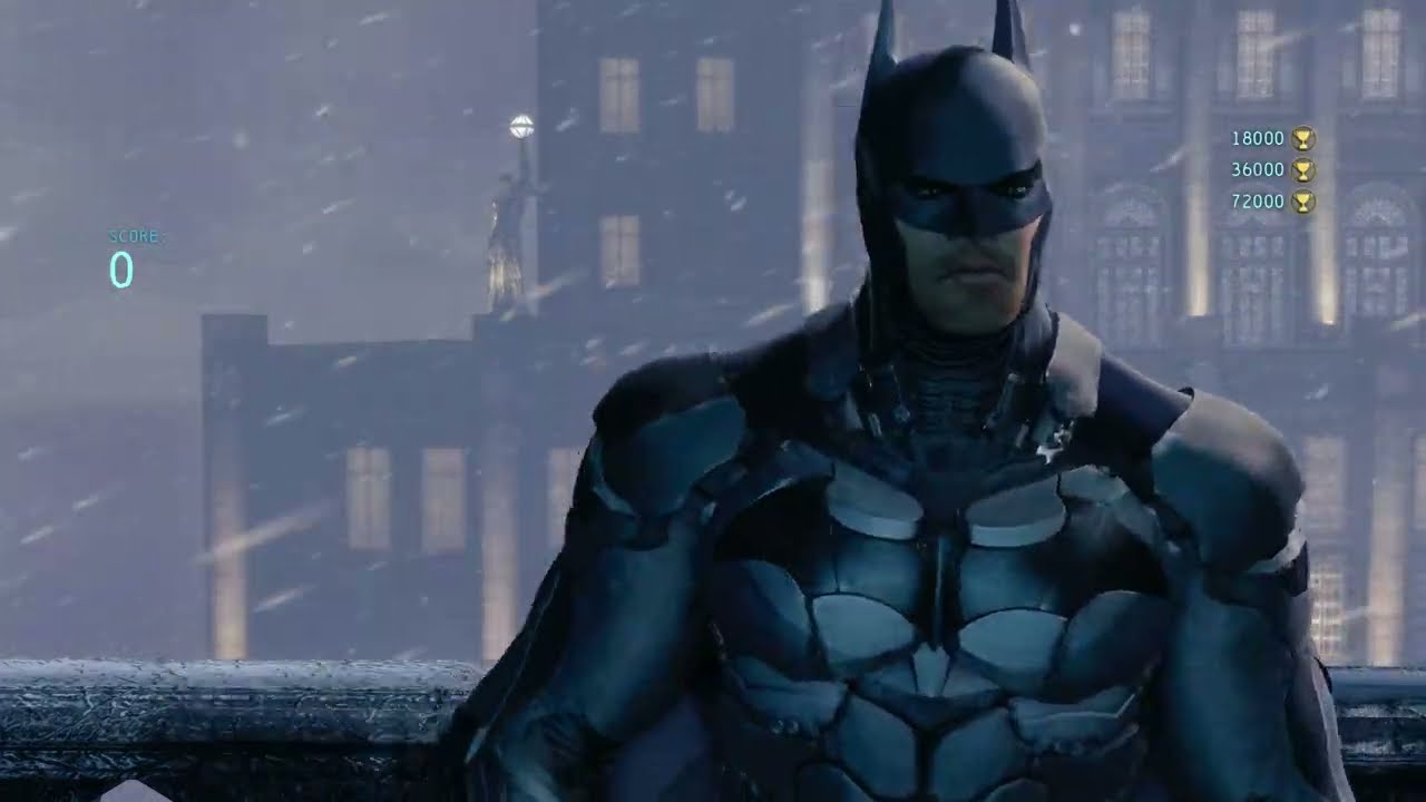 Batman Arkham Origins - ARKHAM KNIGHT bat suit v8.03 BATMAN MOD gameplay PANORAMA (EXTREME)