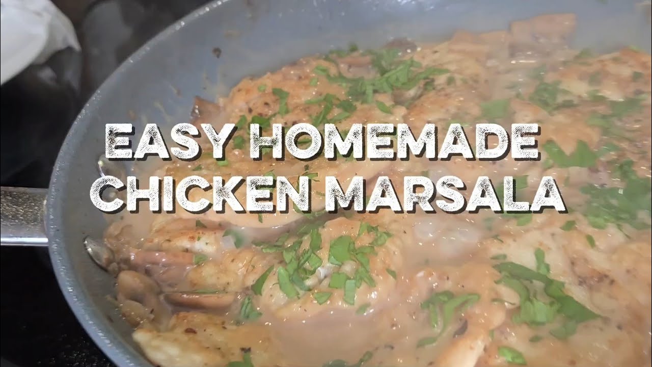 The Best Chicken Marsala You’ll Ever Make at Home #easymeals #chickenmarsala #chickenrecipe  #winter