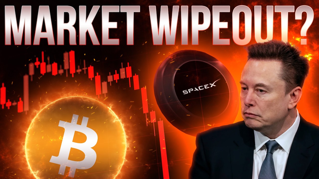 Обвал рынка?📉Акции Space-X рухнули🔥Новости криптовалют