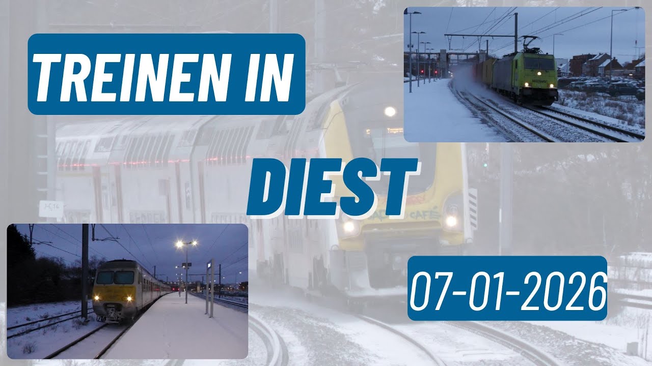 Trains at Diest 07-01-2026