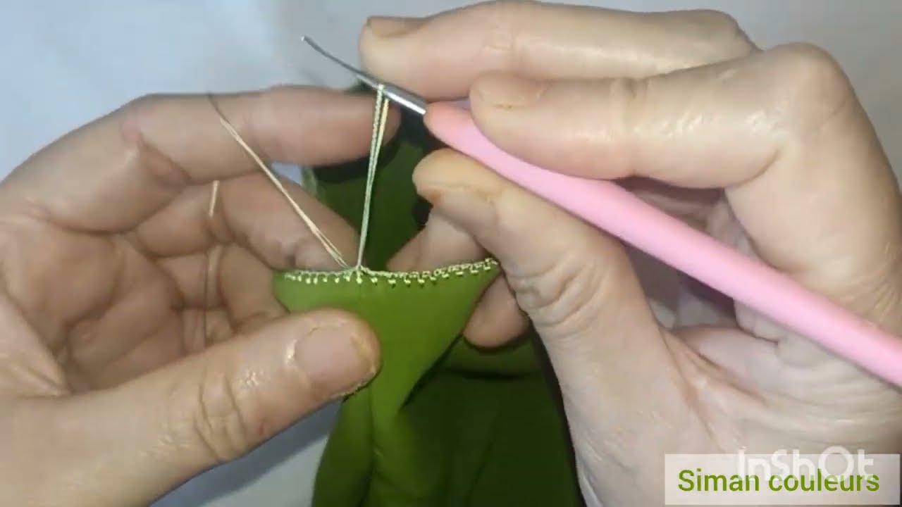ضرس الكمام بالكروشي لي كيجي مواتية مع نص الطوق بالكرميطة والعقيق