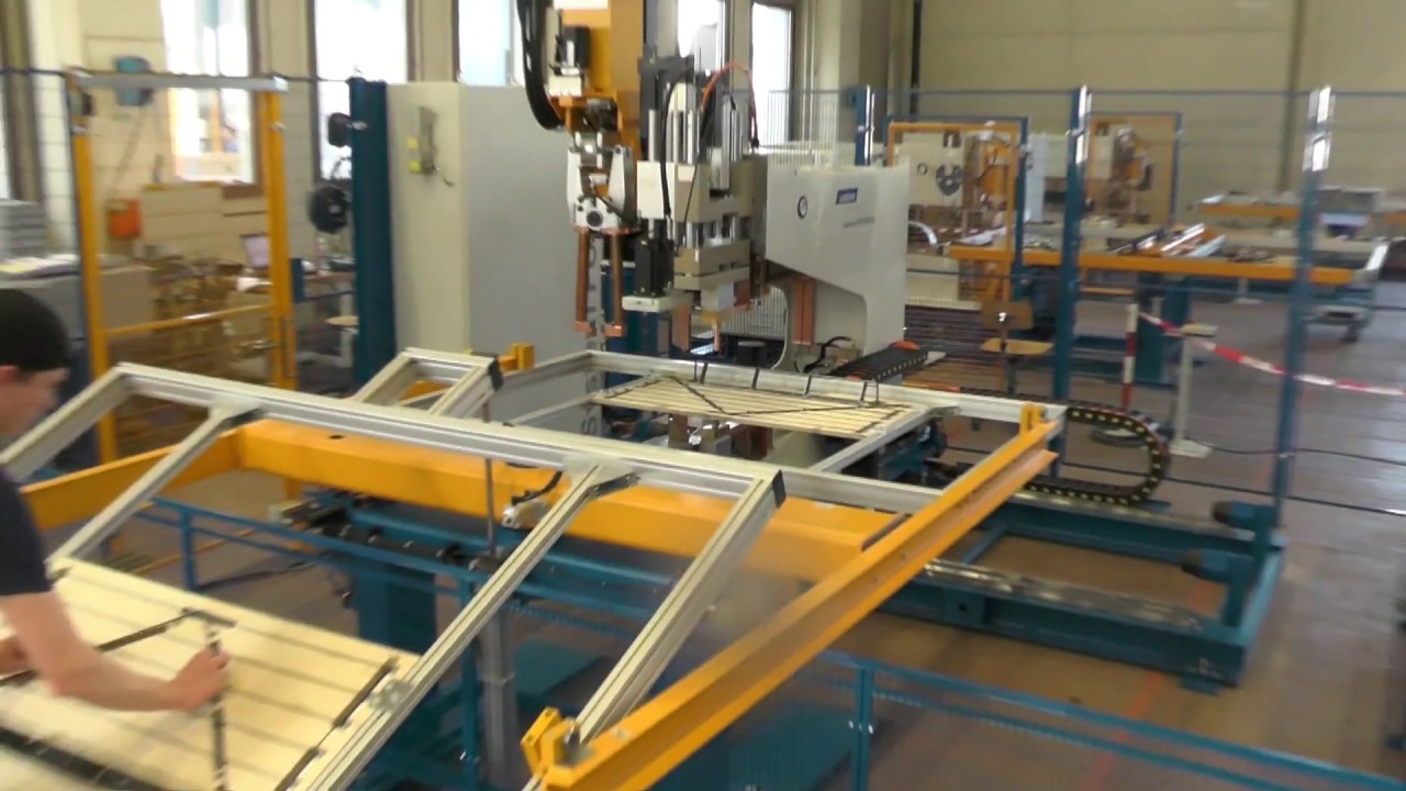 System POSIWELD CNC Jig welding system for welding 2 or 3 dimensional wire products