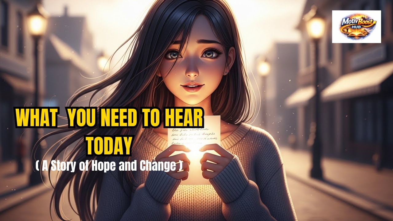 What You Need to Hear Today   A Story of Hope and