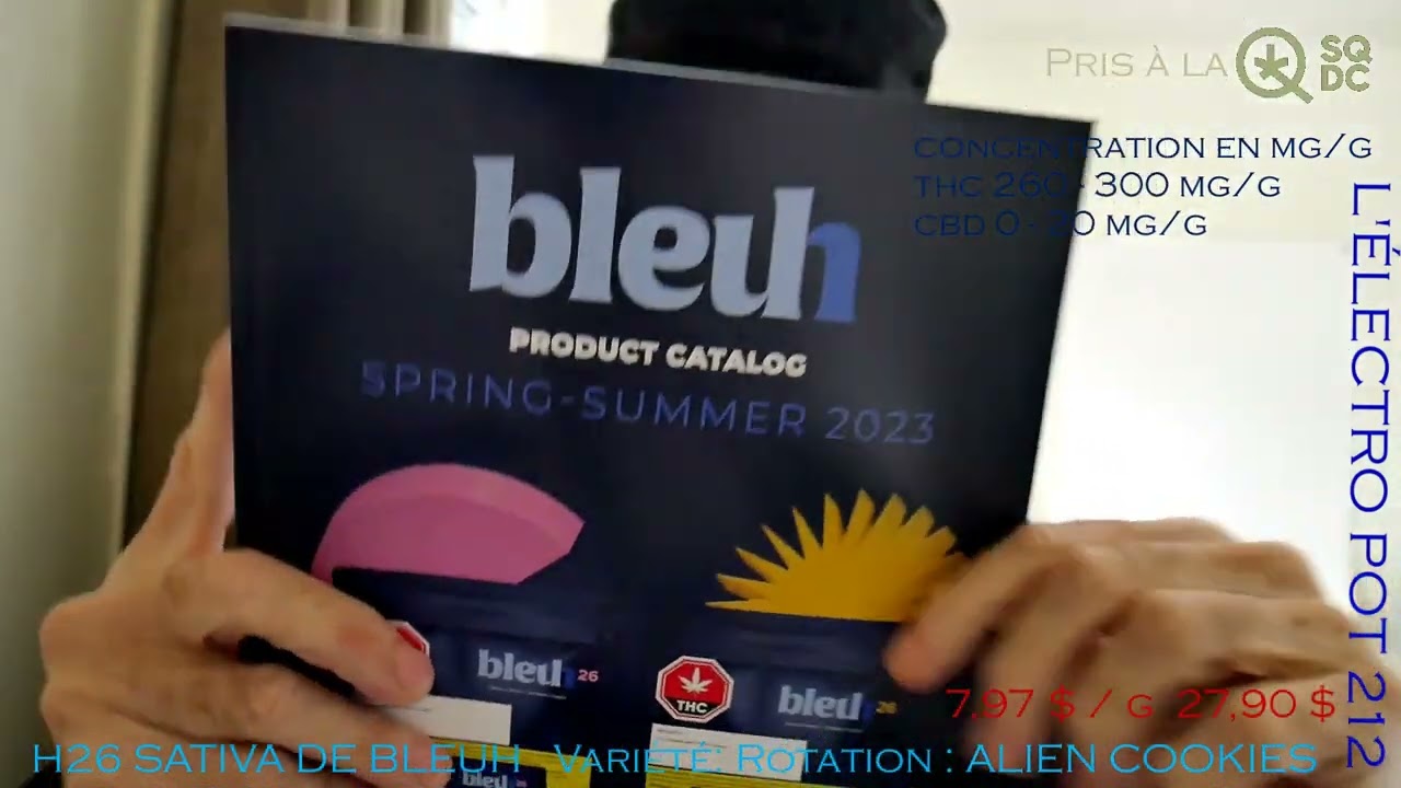 H26 SATIVA DE BLEUH   Vari&eacute;t&eacute;: Rotation : ALIEN COOKIES  - L'&Eacute;LECTRO POT 212