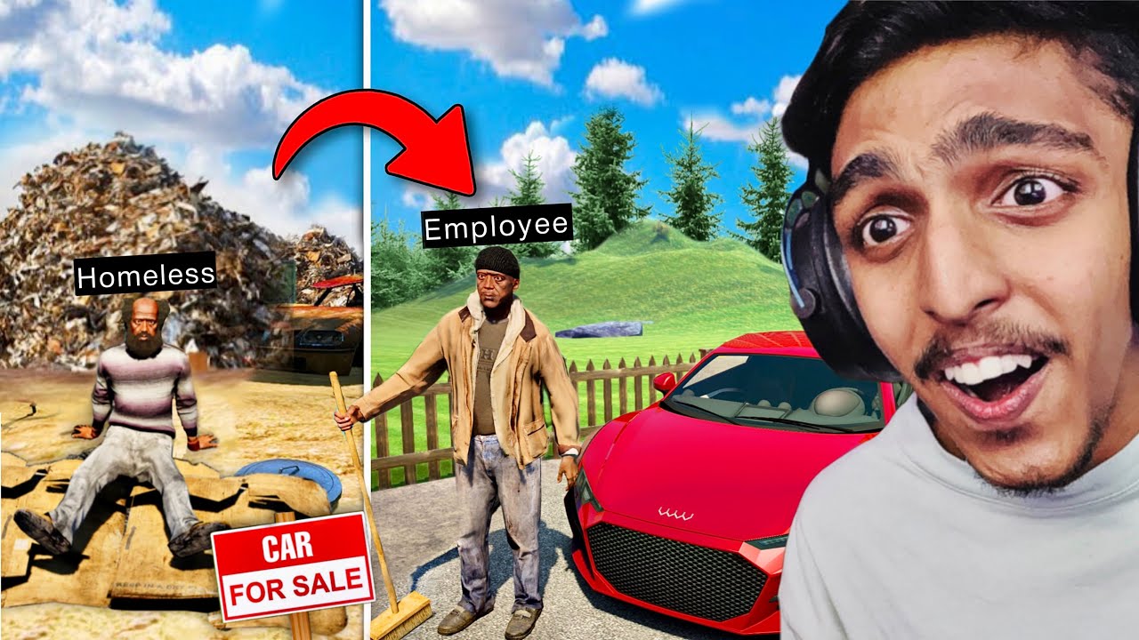 Giving a Homeless Man JOB in CAR DEALERSHIP 🔥(PART 9)