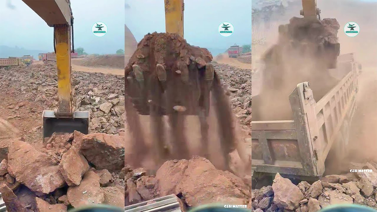 The Process Of Soil Excavation And Transportation P1412