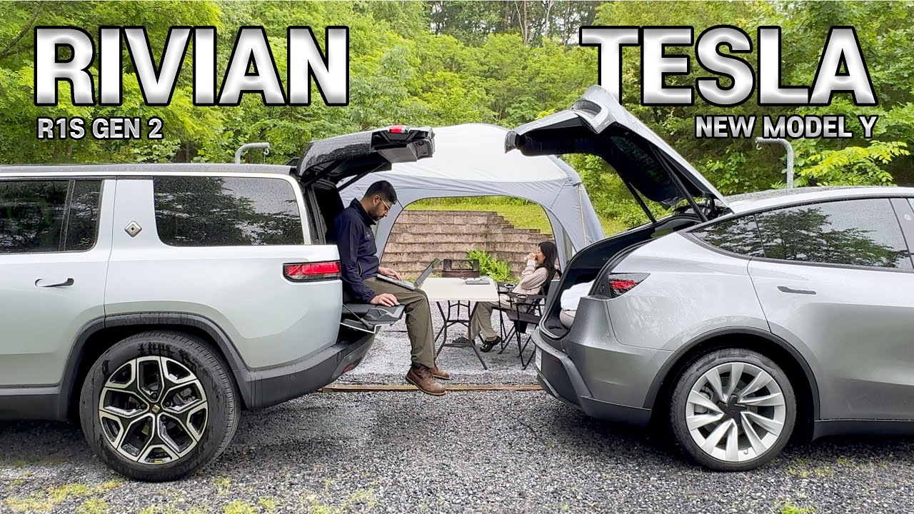 Which EV Is Better for Camping? Rivian R1S or Tesla Model Y