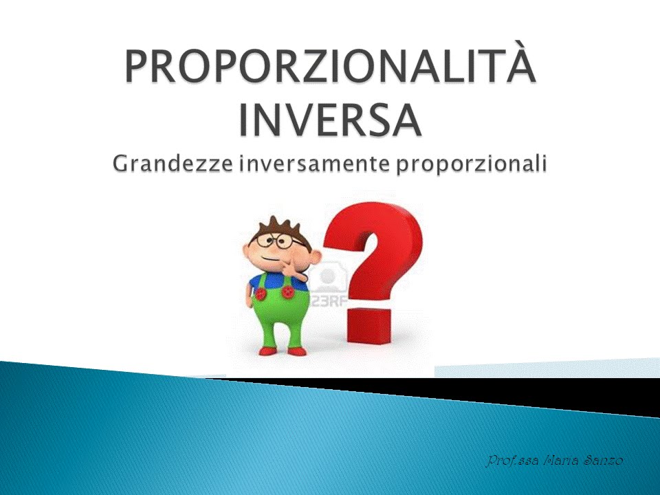 Proporzionalità inversa - Grandezze inversamente proporzionali