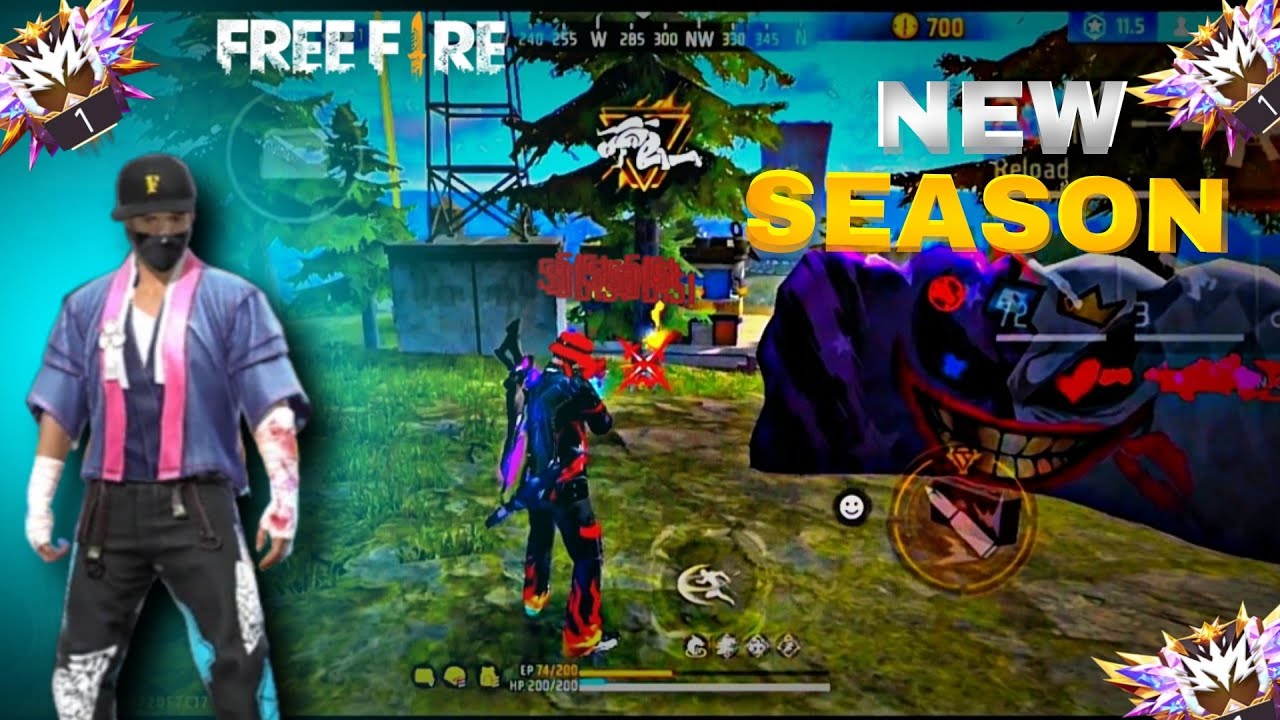 NEW SEASON ❄️ BR RANK SOLO VS SQUAD 💥 HIGHLIGHTS !! FREE FIRE 🔥
