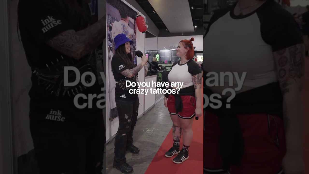 Ink Nurse | Asking people at a tattoo expo if they have any crazy tattoos!  