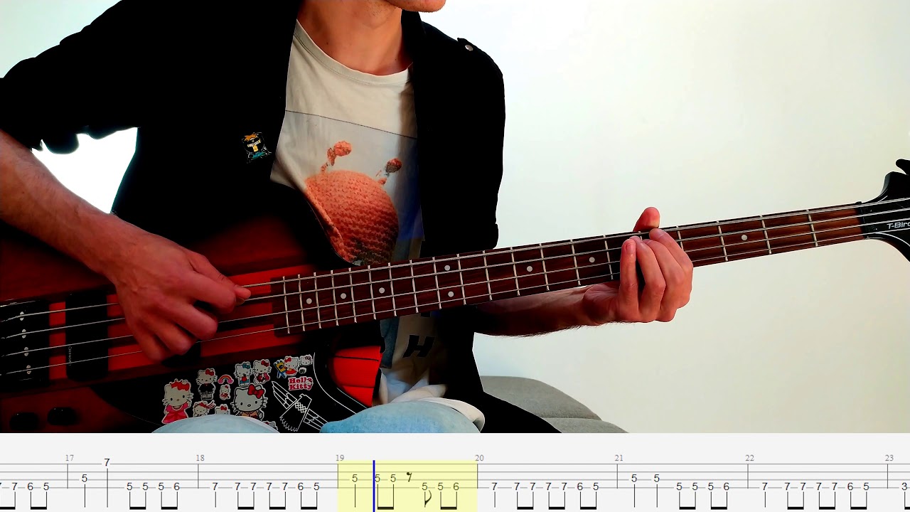 Spank Thru – Nirvana – Bass cover with tabs (4k)