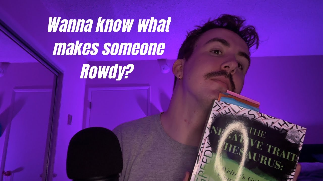 ASMR Reading - The Negative Traits Thesaurus 😈